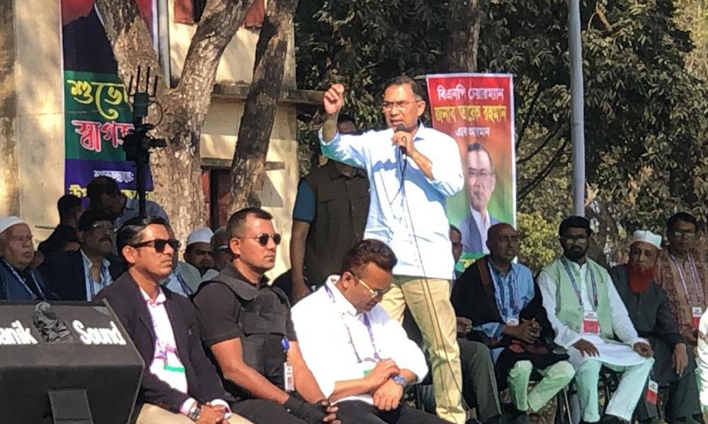 যশোরে তারেক রহমান: আমরা ক্ষমতায় গেলে সব ধর্মের মানুষকে নিয়ে দেশ গড়ব