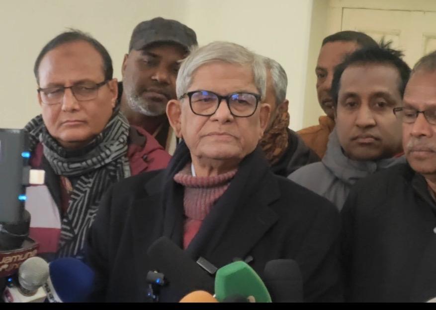 দেশের আইনশৃঙ্খলা পরিস্থিতি নিয়ে আমরা সন্তুষ্ট না: মির্জা ফখরুল